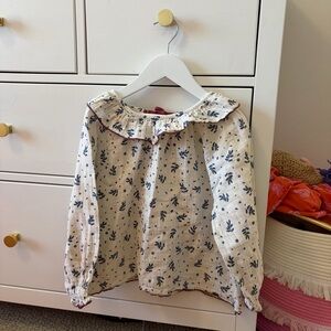 Liilu Organic Cotton Floral Blouse Size 6